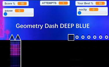 Geometry Dash Deep Blue